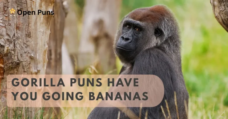 Gorilla Puns That’ll Have You Going Completely Bananas