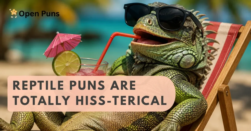 Reptile Puns: Hiss-terical One-Liners & Captions
