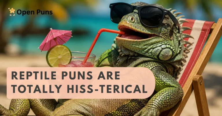 Reptile Puns: Hiss-terical One-Liners & Captions