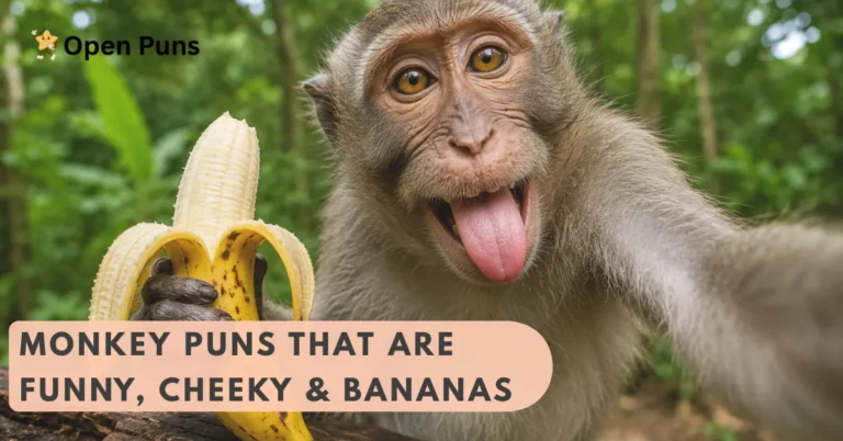 Monkey Puns: Hilarious Primate Jokes & Clever Captions